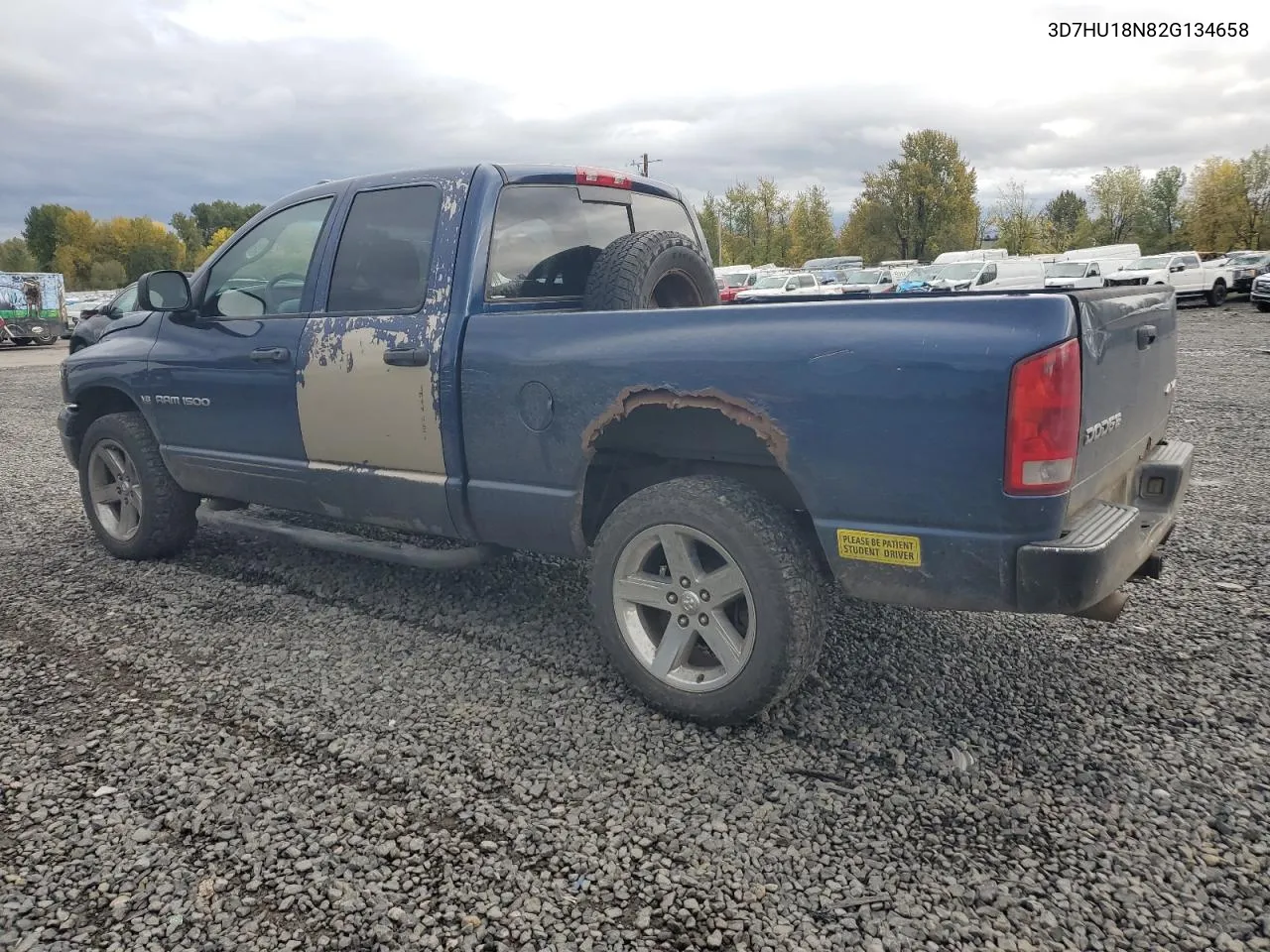 2002 Dodge Ram 1500 VIN: 3D7HU18N82G134658 Lot: 72621954