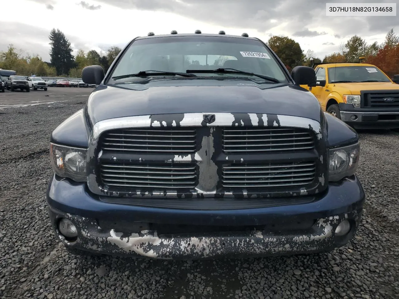 2002 Dodge Ram 1500 VIN: 3D7HU18N82G134658 Lot: 72621954