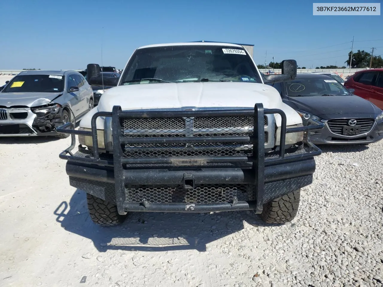 2002 Dodge Ram 2500 VIN: 3B7KF23662M277612 Lot: 72679354