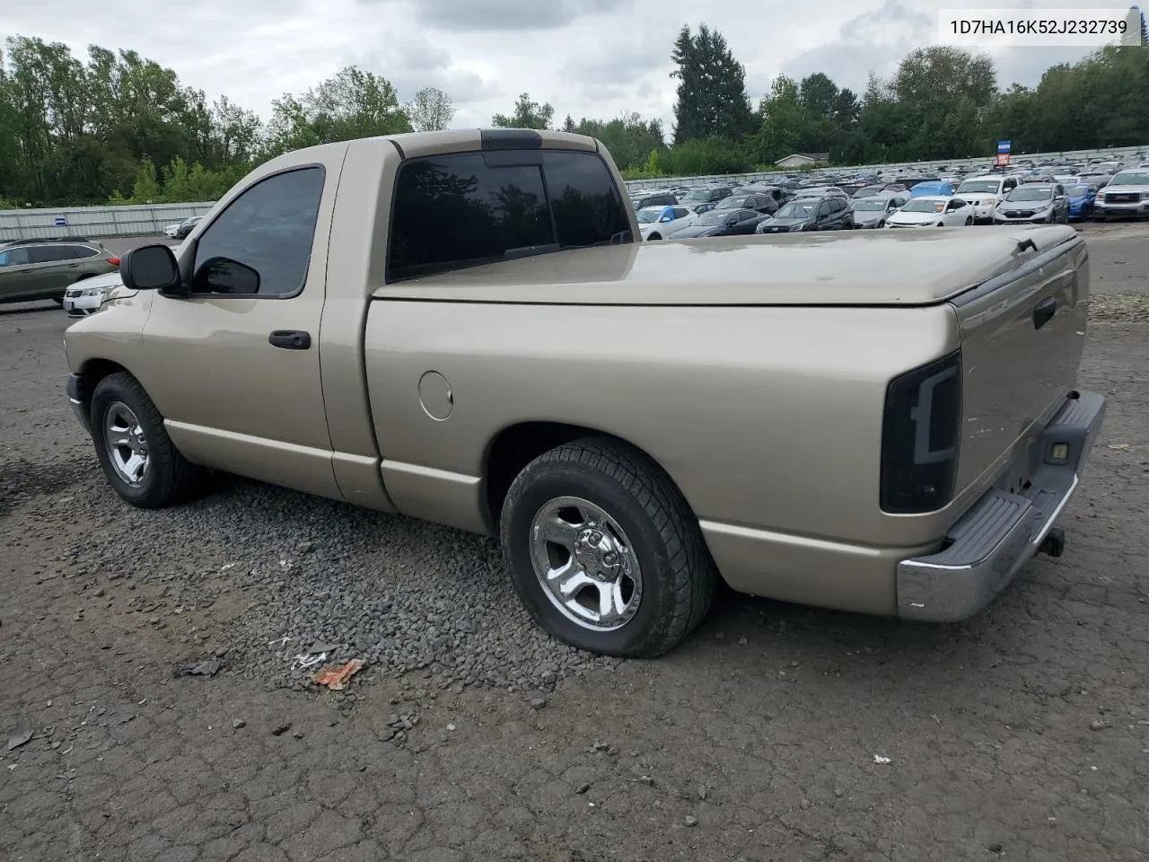 2002 Dodge Ram 1500 VIN: 1D7HA16K52J232739 Lot: 73134014