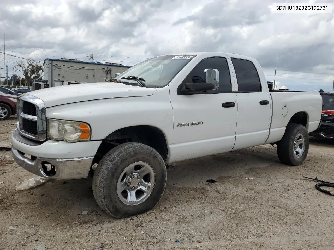 2002 Dodge Ram 1500 VIN: 3D7HU18Z32G192731 Lot: 73135594