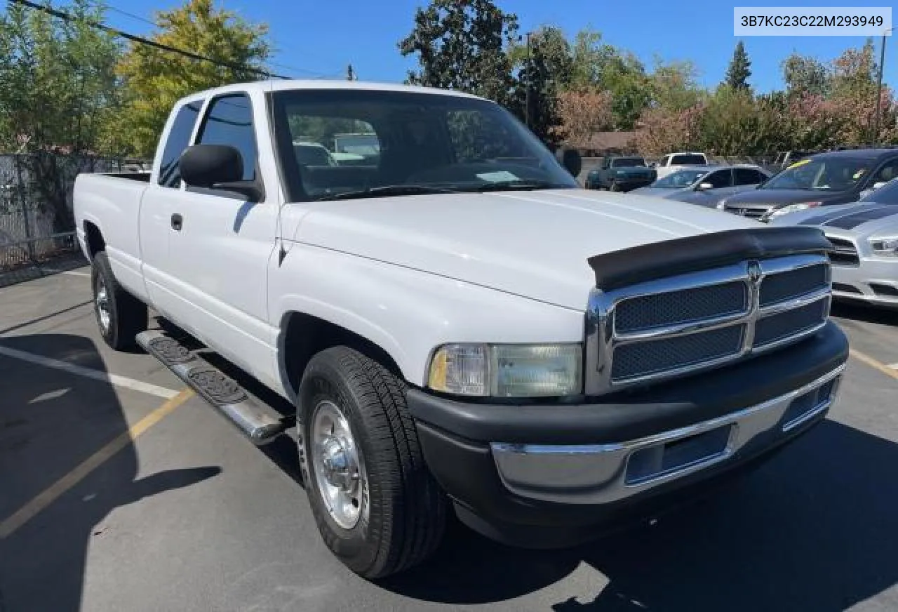 2002 Dodge Ram 2500 VIN: 3B7KC23C22M293949 Lot: 73561764