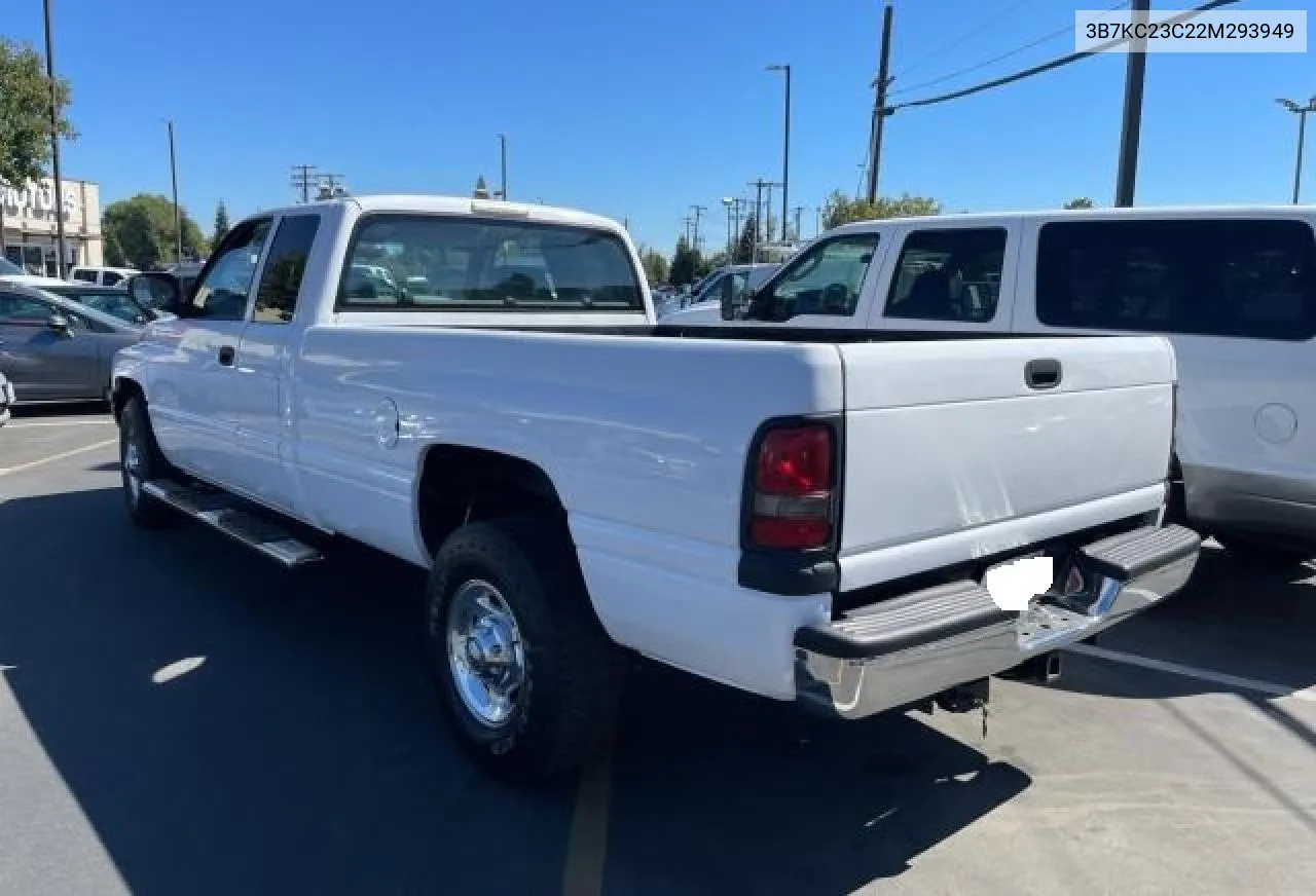 2002 Dodge Ram 2500 VIN: 3B7KC23C22M293949 Lot: 73561764