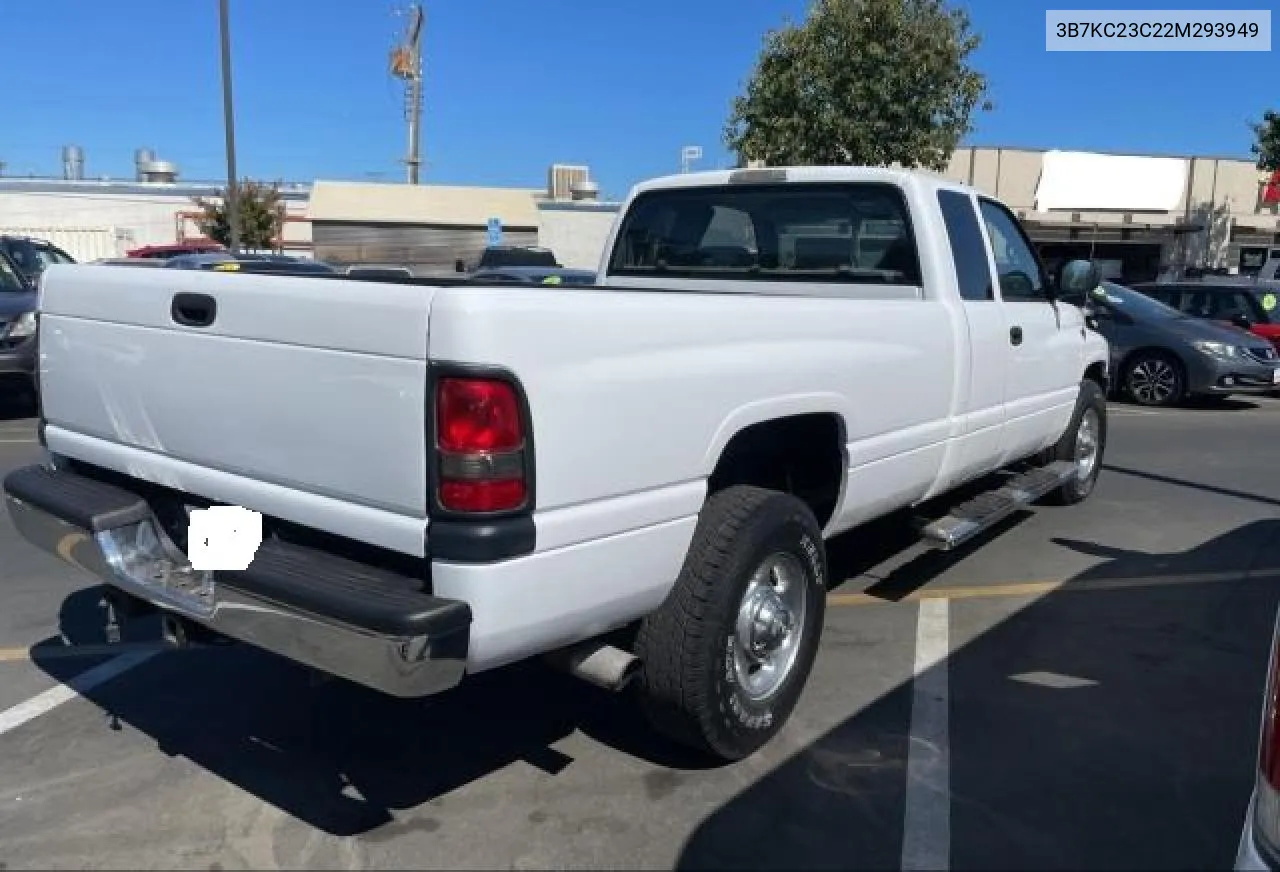 2002 Dodge Ram 2500 VIN: 3B7KC23C22M293949 Lot: 73561764