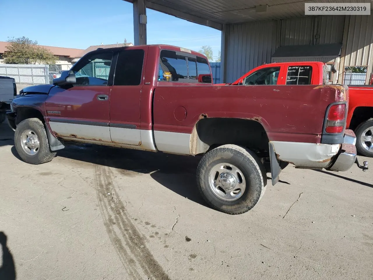 2002 Dodge Ram 2500 VIN: 3B7KF23642M230319 Lot: 73849034