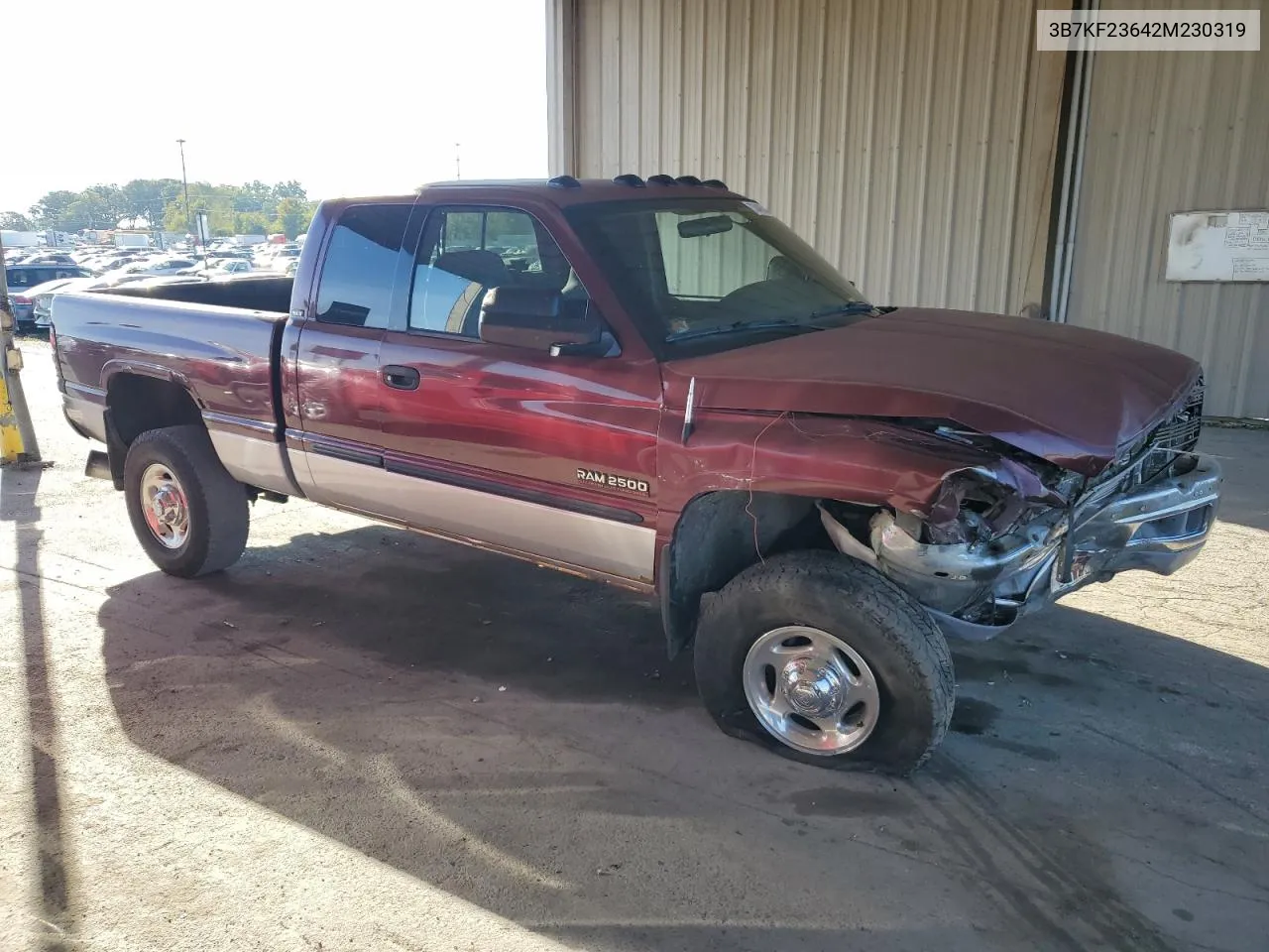 2002 Dodge Ram 2500 VIN: 3B7KF23642M230319 Lot: 73849034