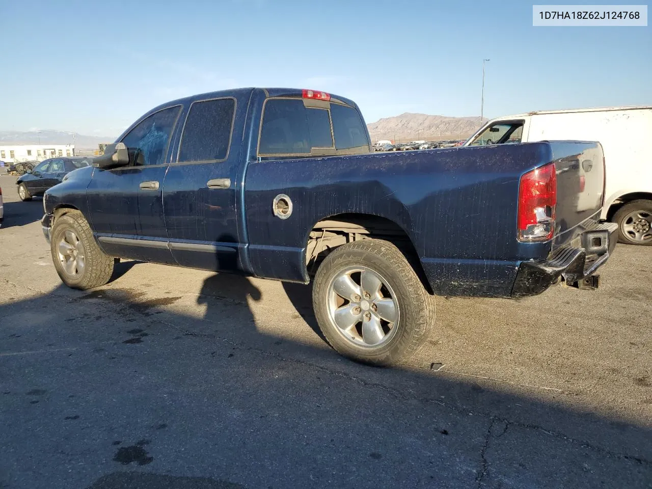 2002 Dodge Ram 1500 VIN: 1D7HA18Z62J124768 Lot: 74008504