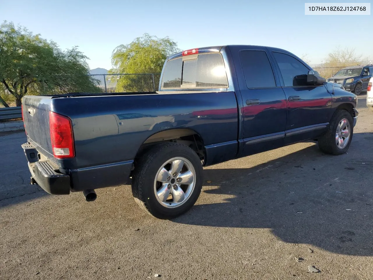 2002 Dodge Ram 1500 VIN: 1D7HA18Z62J124768 Lot: 74008504