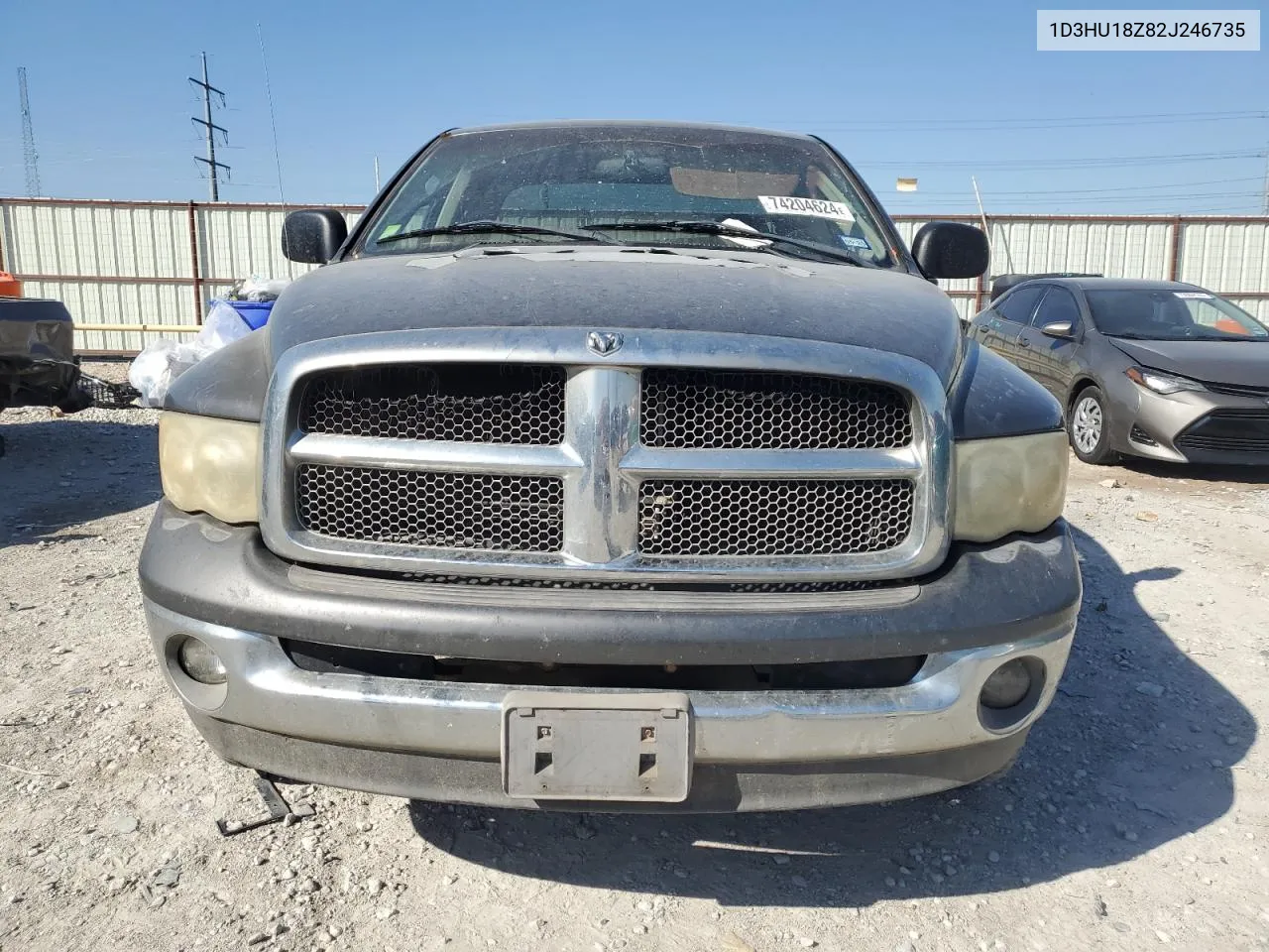 2002 Dodge Ram 1500 VIN: 1D3HU18Z82J246735 Lot: 74204624