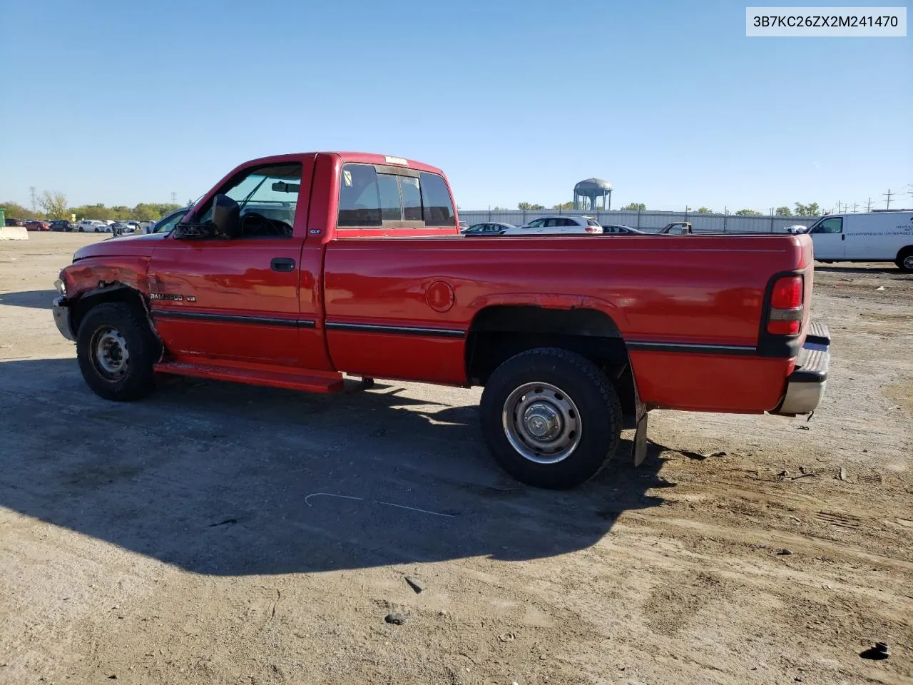 2002 Dodge Ram 2500 VIN: 3B7KC26ZX2M241470 Lot: 74328784