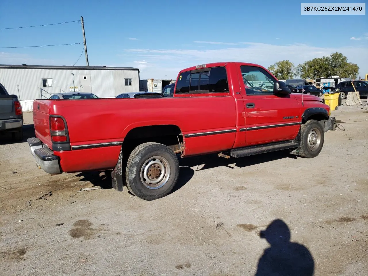 2002 Dodge Ram 2500 VIN: 3B7KC26ZX2M241470 Lot: 74328784