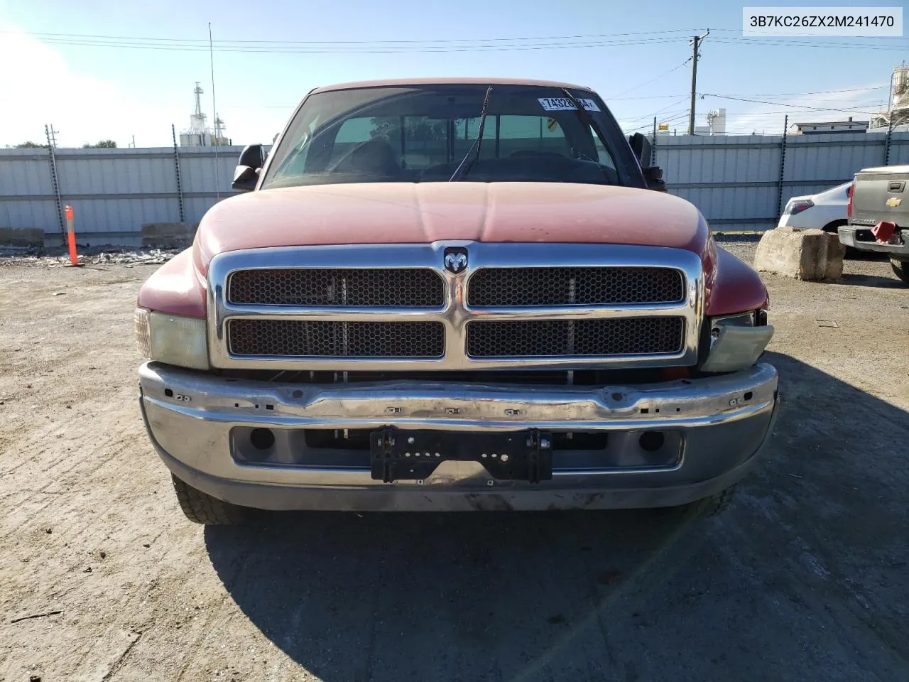 2002 Dodge Ram 2500 VIN: 3B7KC26ZX2M241470 Lot: 74328784