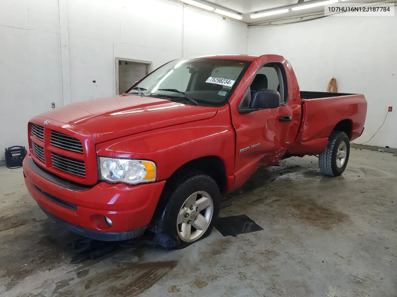 2002 Dodge Ram 1500 VIN: 1D7HU16N12J187784 Lot: 75298234