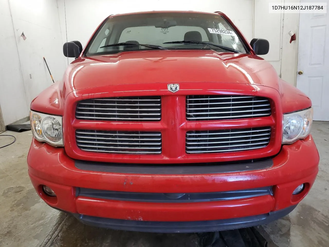 2002 Dodge Ram 1500 VIN: 1D7HU16N12J187784 Lot: 75298234