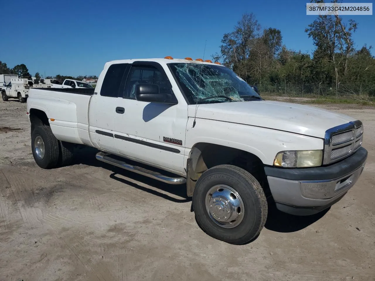 2002 Dodge Ram 3500 VIN: 3B7MF33C42M204856 Lot: 75734824