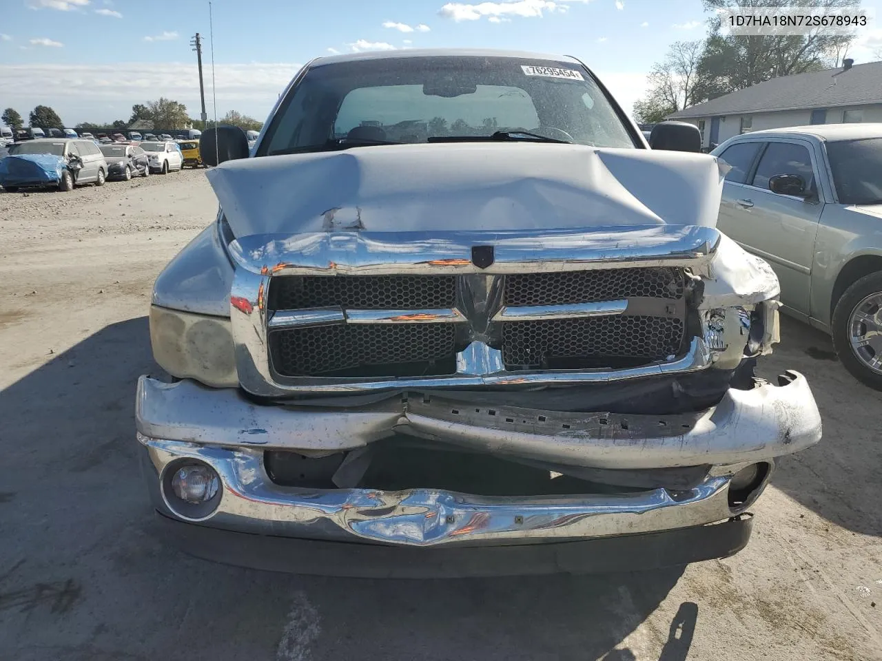 2002 Dodge Ram 1500 VIN: 1D7HA18N72S678943 Lot: 76295454