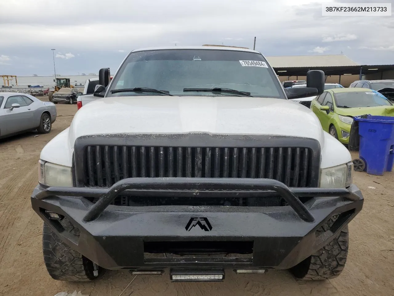 2002 Dodge Ram 2500 VIN: 3B7KF23662M213733 Lot: 76549484