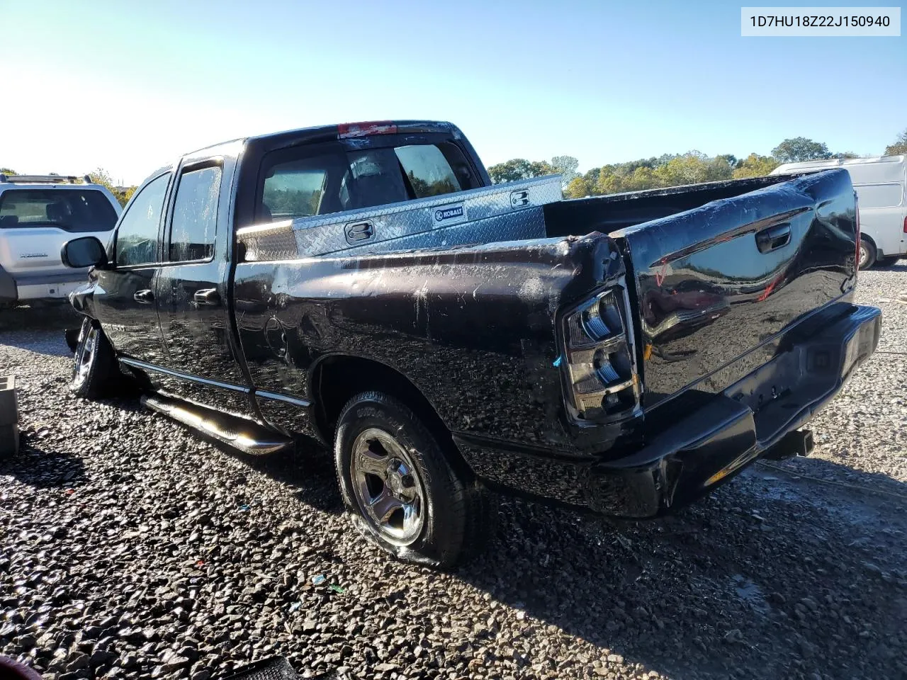 2002 Dodge Ram 1500 VIN: 1D7HU18Z22J150940 Lot: 76704794