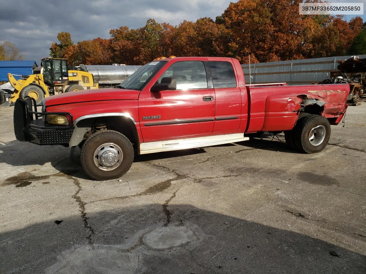 2002 Dodge Ram 3500 VIN: 3B7MF33652M205850 Lot: 76749504