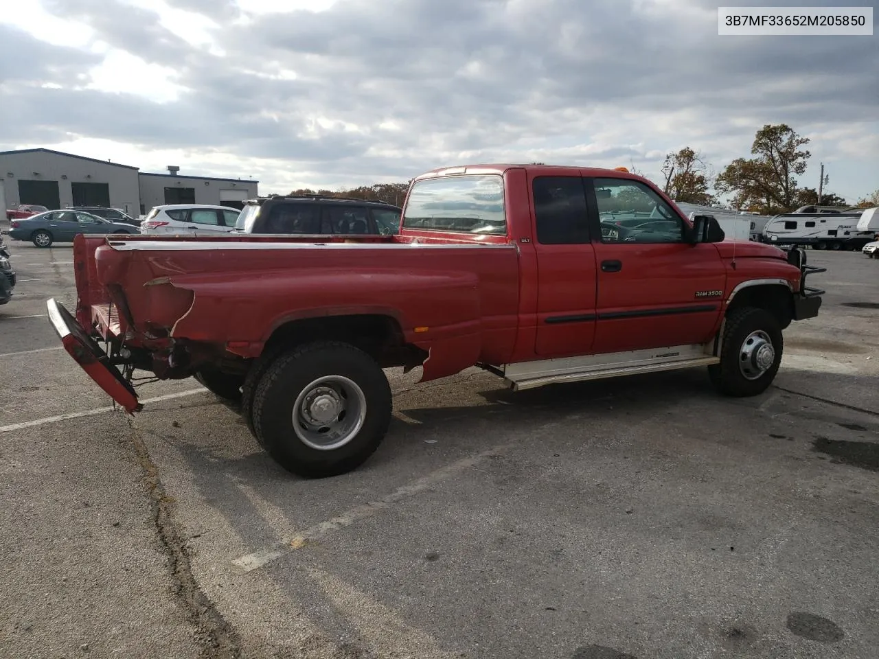 2002 Dodge Ram 3500 VIN: 3B7MF33652M205850 Lot: 76749504