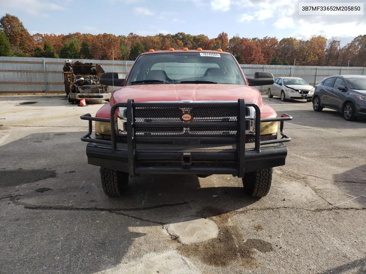 2002 Dodge Ram 3500 VIN: 3B7MF33652M205850 Lot: 76749504