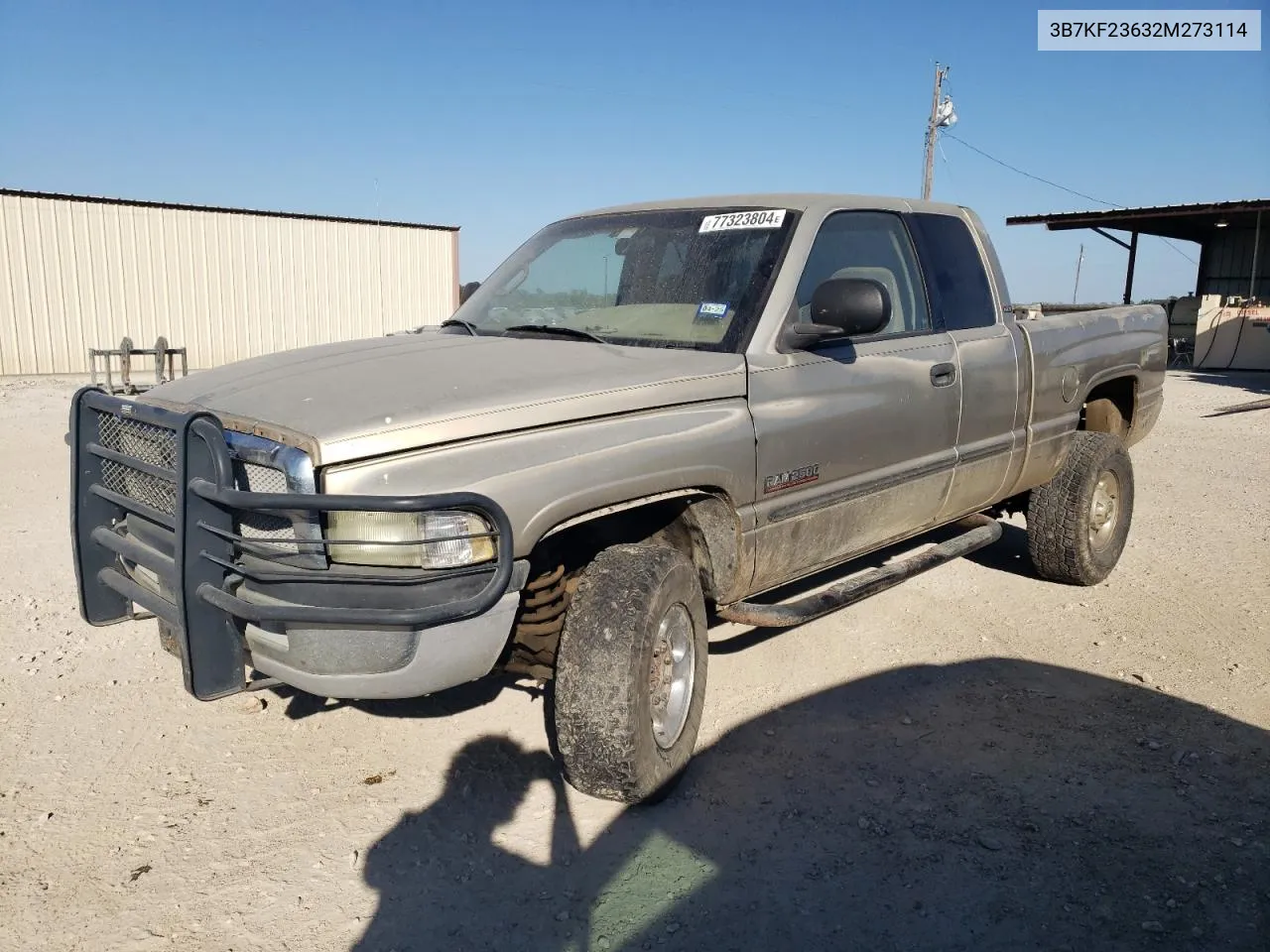 2002 Dodge Ram 2500 VIN: 3B7KF23632M273114 Lot: 77323804