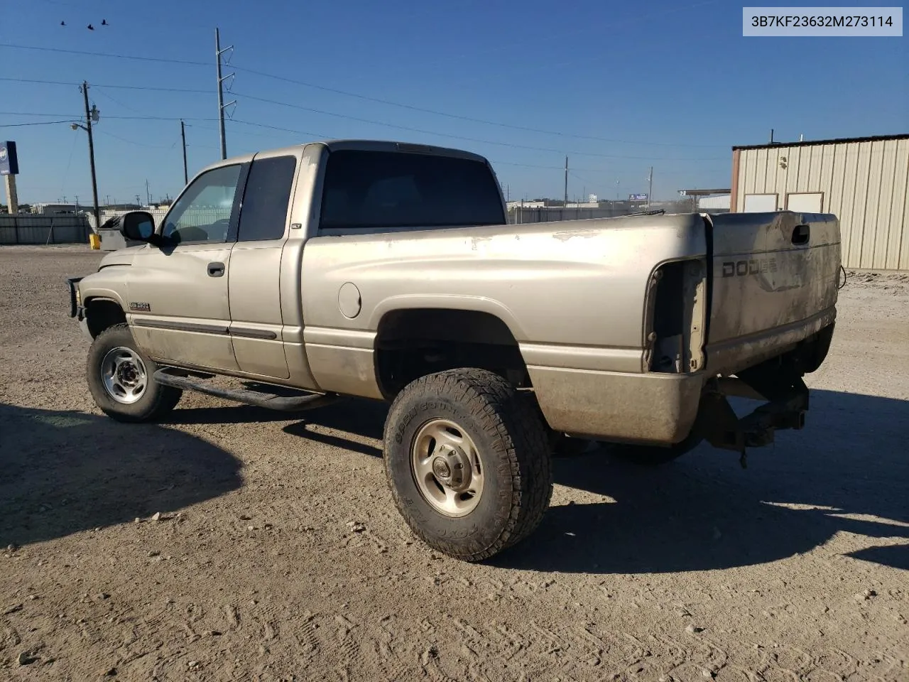 2002 Dodge Ram 2500 VIN: 3B7KF23632M273114 Lot: 77323804