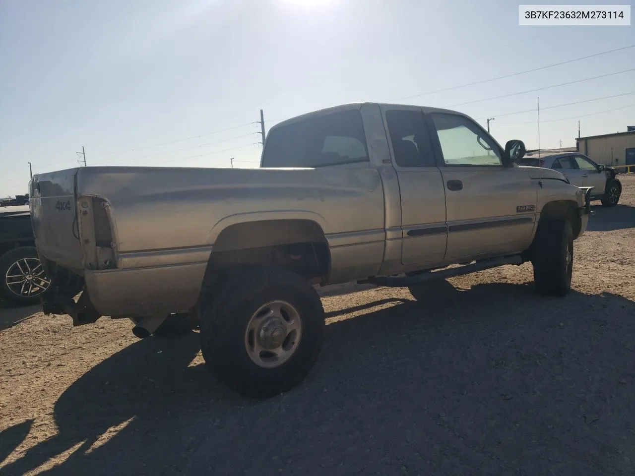 2002 Dodge Ram 2500 VIN: 3B7KF23632M273114 Lot: 77323804