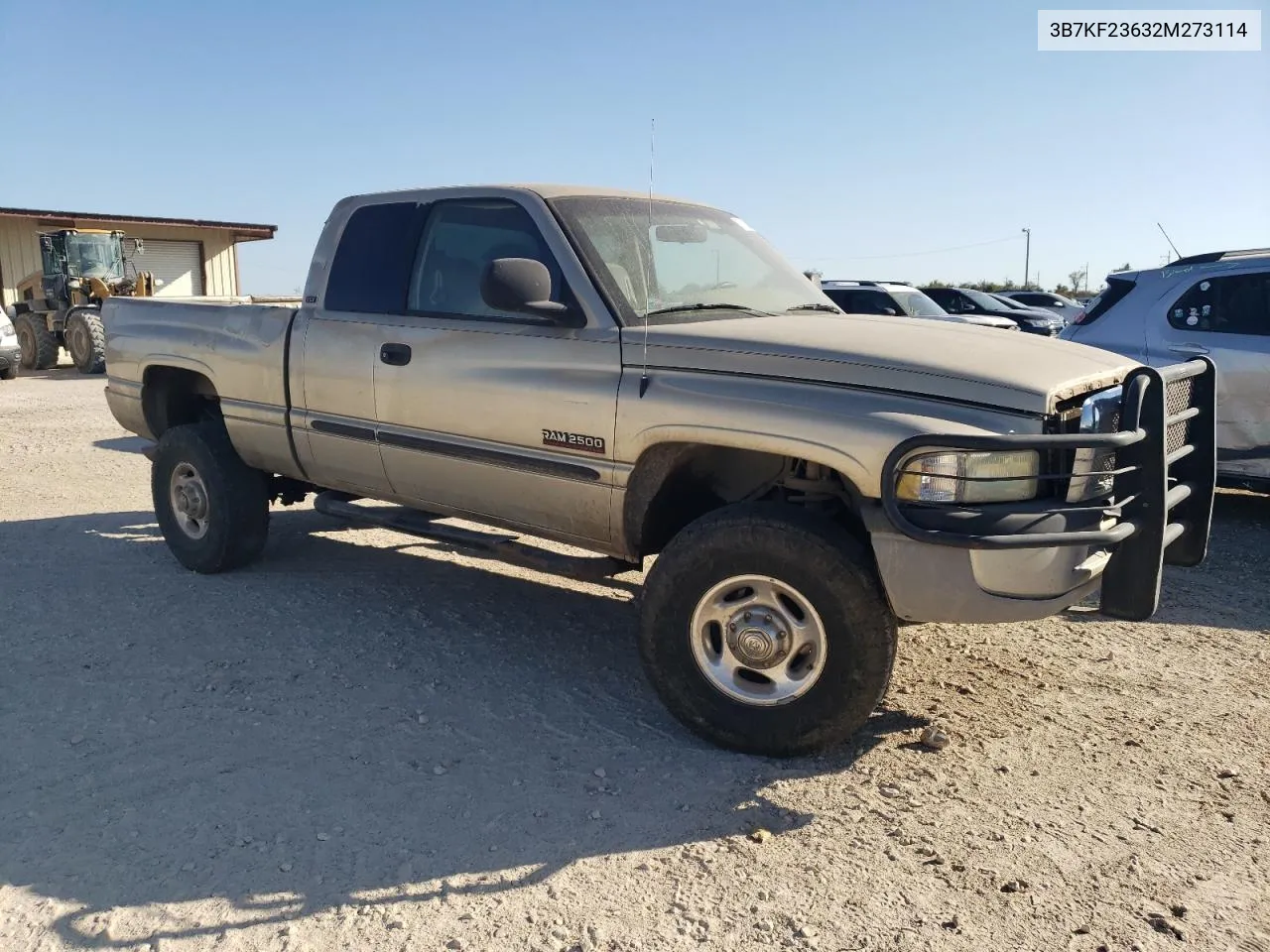 2002 Dodge Ram 2500 VIN: 3B7KF23632M273114 Lot: 77323804