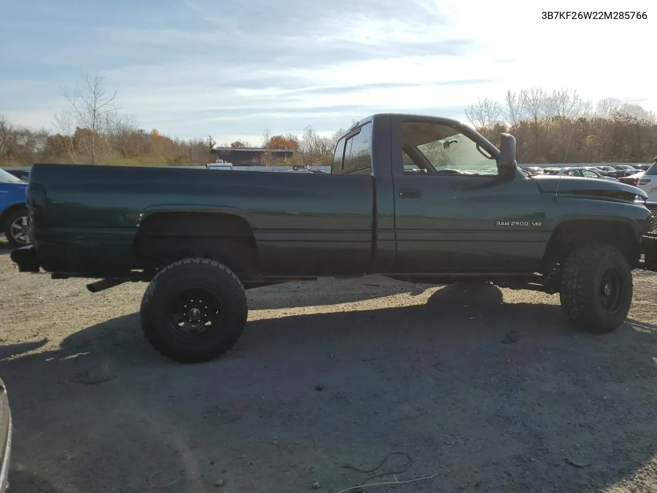 2002 Dodge Ram 2500 VIN: 3B7KF26W22M285766 Lot: 77415574