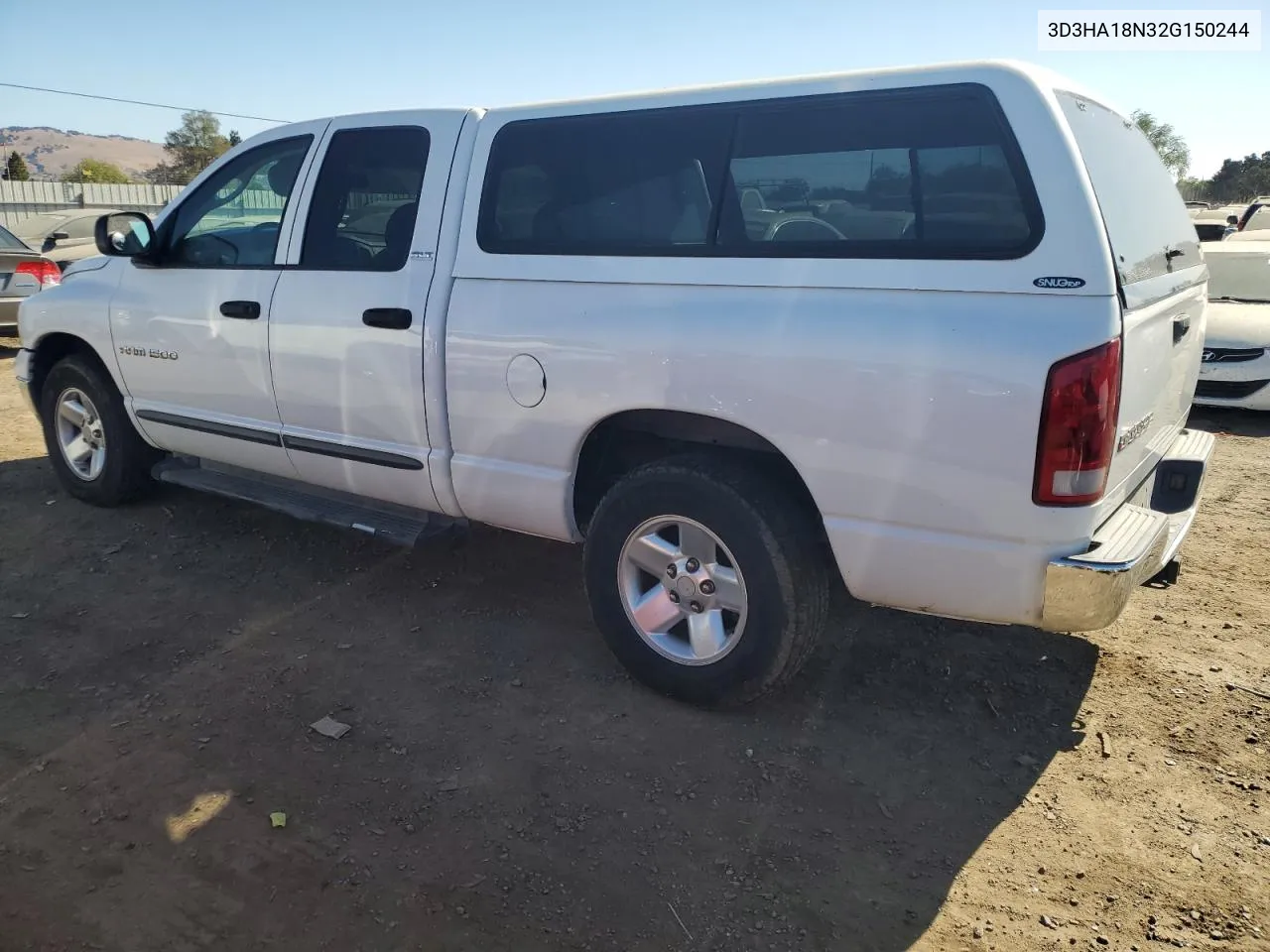 2002 Dodge Ram 1500 VIN: 3D3HA18N32G150244 Lot: 77575424