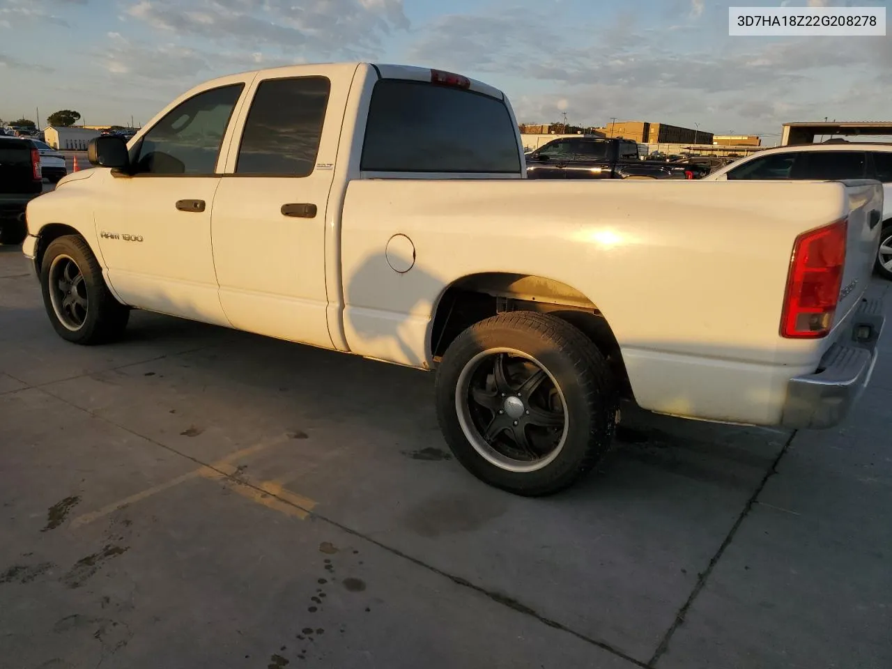 2002 Dodge Ram 1500 VIN: 3D7HA18Z22G208278 Lot: 77658064