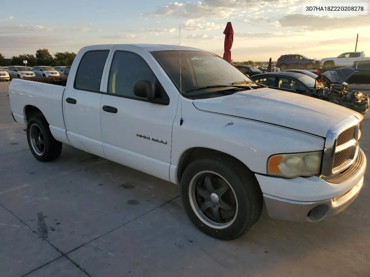 2002 Dodge Ram 1500 VIN: 3D7HA18Z22G208278 Lot: 77658064