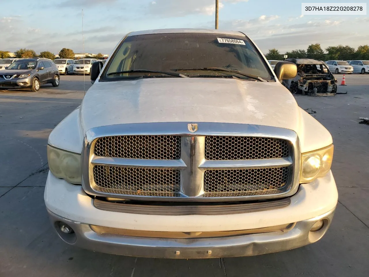 2002 Dodge Ram 1500 VIN: 3D7HA18Z22G208278 Lot: 77658064