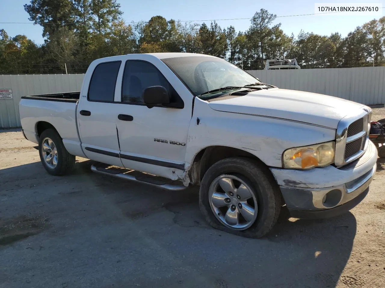 2002 Dodge Ram 1500 VIN: 1D7HA18NX2J267610 Lot: 77663374