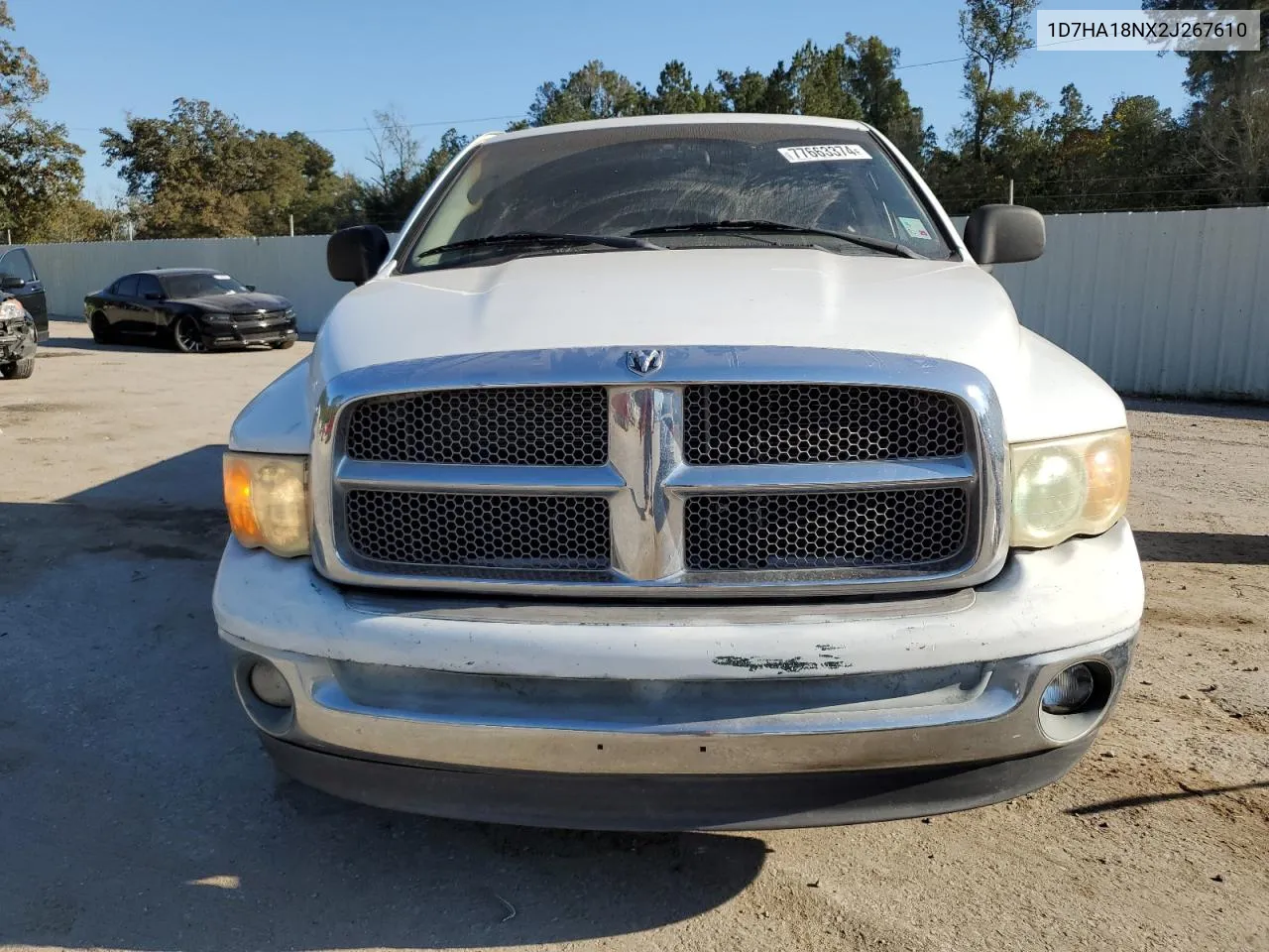 2002 Dodge Ram 1500 VIN: 1D7HA18NX2J267610 Lot: 77663374