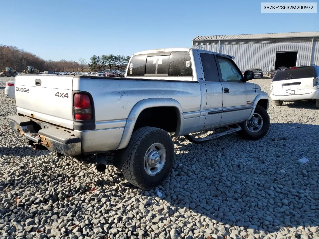 2002 Dodge Ram 2500 VIN: 3B7KF23632M200972 Lot: 79068864