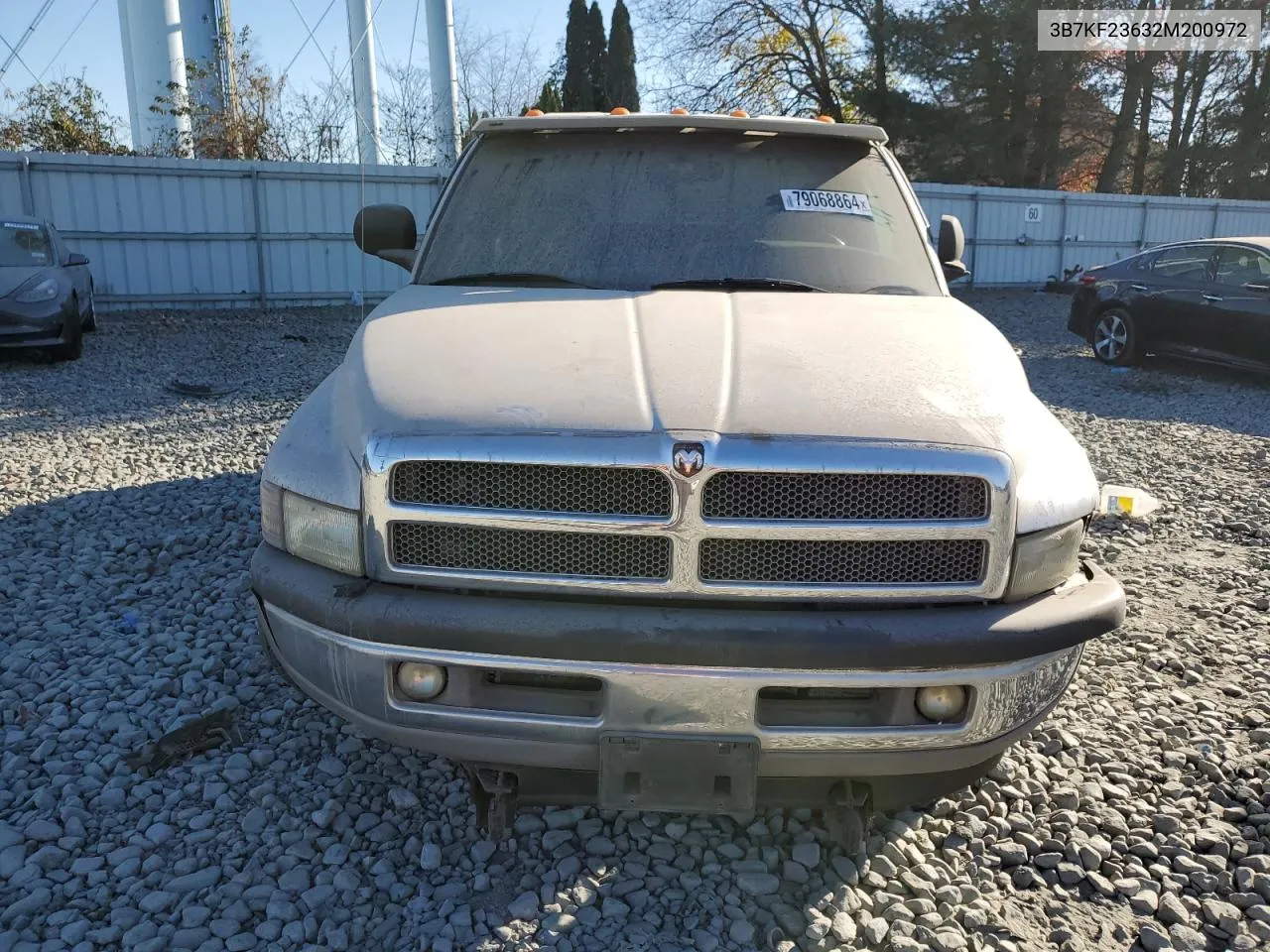 2002 Dodge Ram 2500 VIN: 3B7KF23632M200972 Lot: 79068864