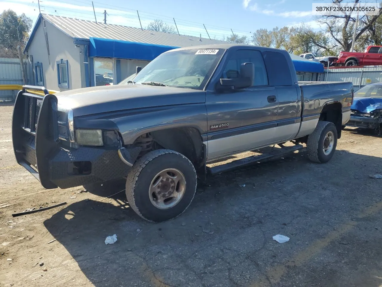 2002 Dodge Ram 2500 VIN: 3B7KF23632M305625 Lot: 80471134