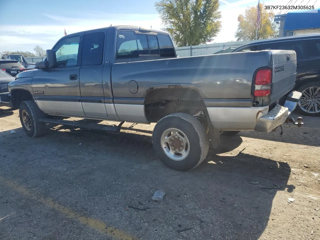 2002 Dodge Ram 2500 VIN: 3B7KF23632M305625 Lot: 80471134