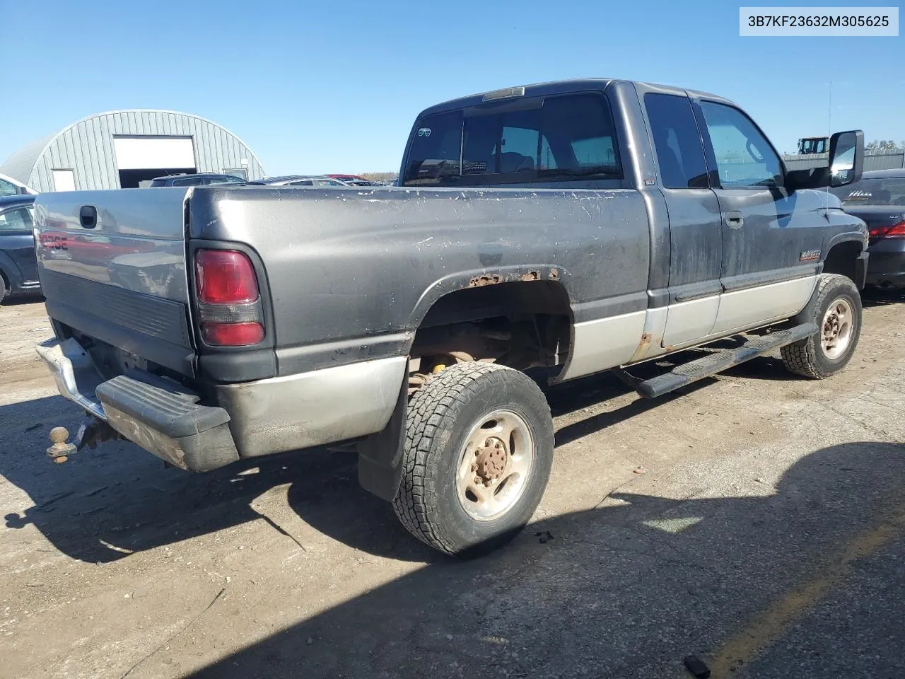 2002 Dodge Ram 2500 VIN: 3B7KF23632M305625 Lot: 80471134