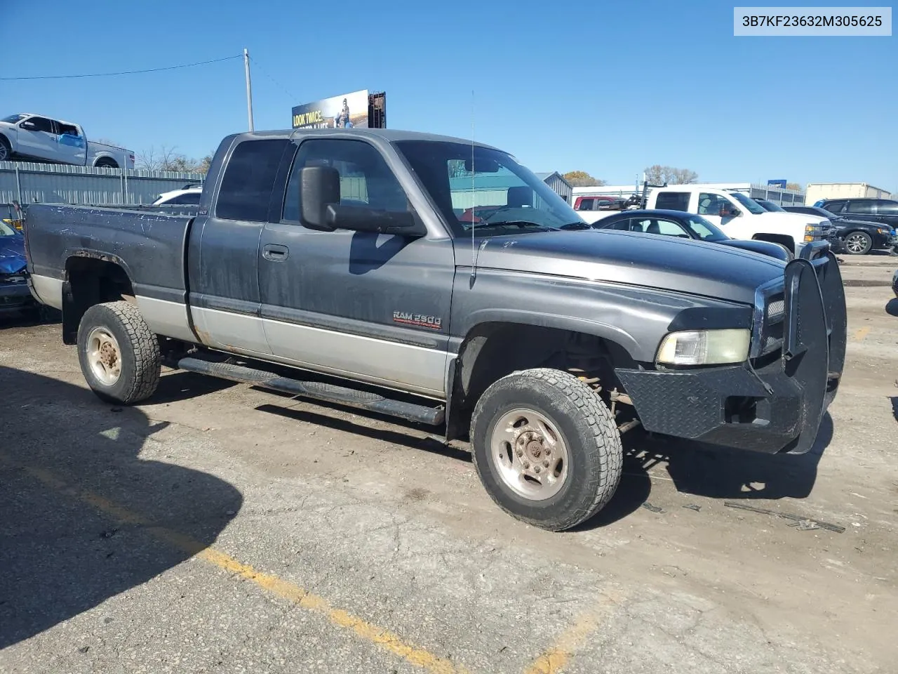 2002 Dodge Ram 2500 VIN: 3B7KF23632M305625 Lot: 80471134