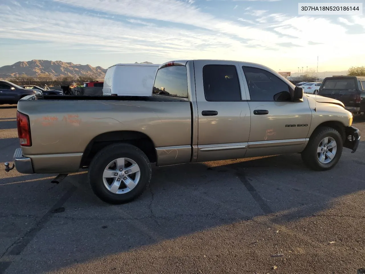 2002 Dodge Ram 1500 VIN: 3D7HA18N52G186144 Lot: 80963084