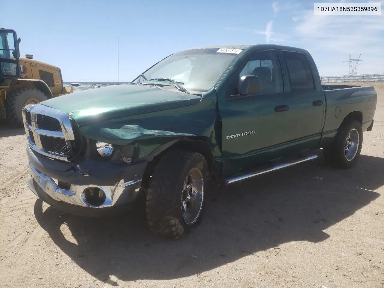 2003 Dodge Ram 1500 St VIN: 1D7HA18N53S359896 Lot: 53104374