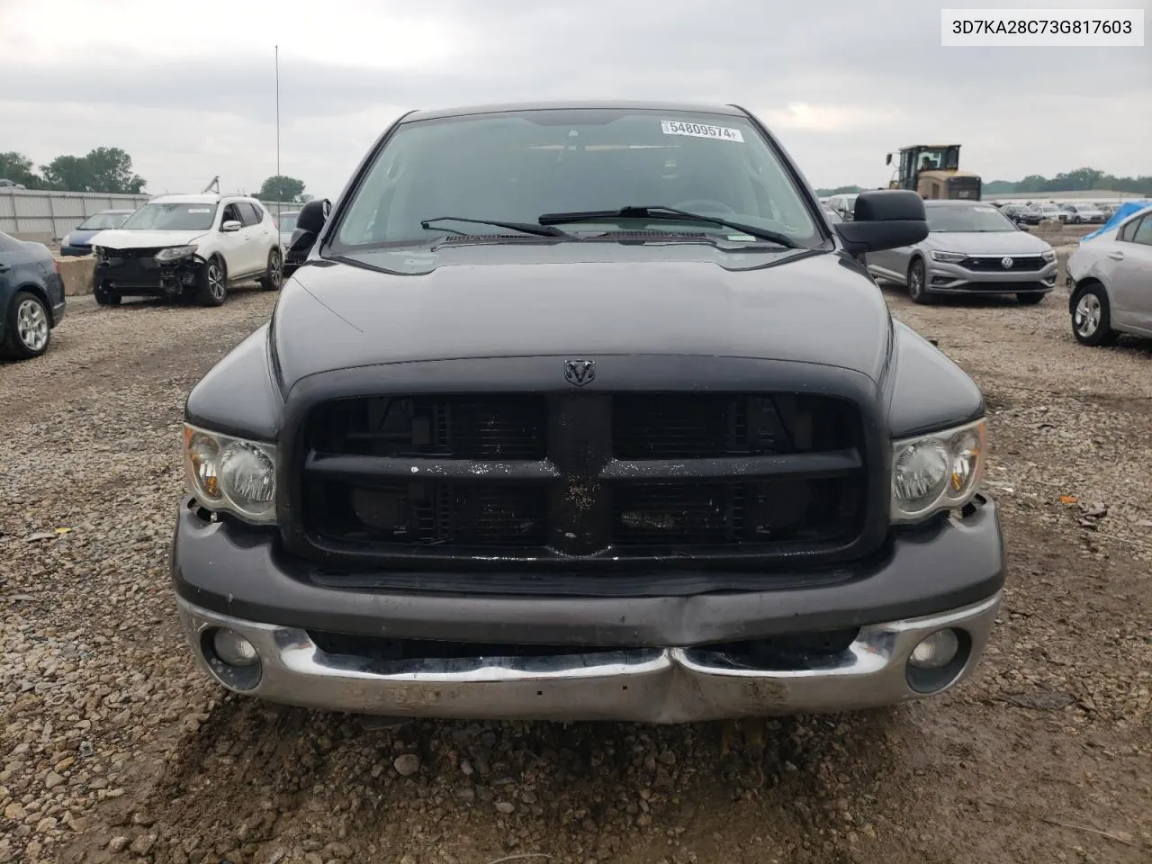 2003 Dodge Ram 2500 St VIN: 3D7KA28C73G817603 Lot: 54809574