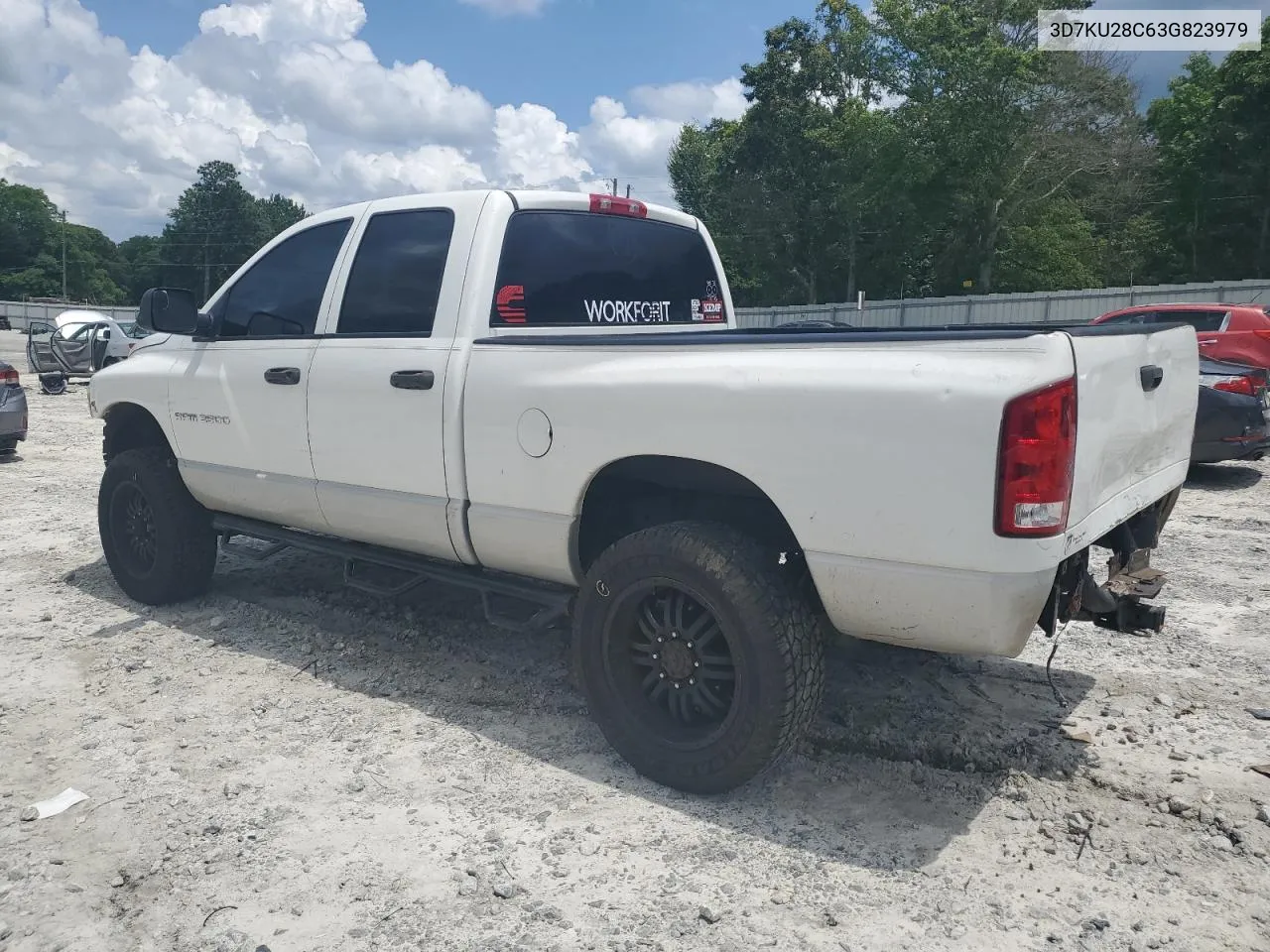 2003 Dodge Ram 2500 St VIN: 3D7KU28C63G823979 Lot: 57298024