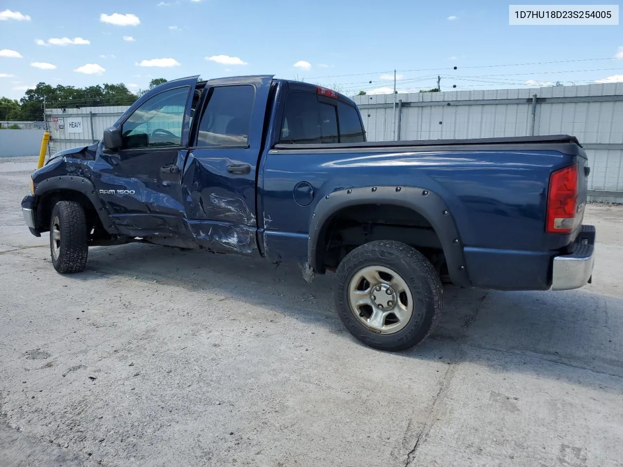 2003 Dodge Ram 1500 St VIN: 1D7HU18D23S254005 Lot: 58131684