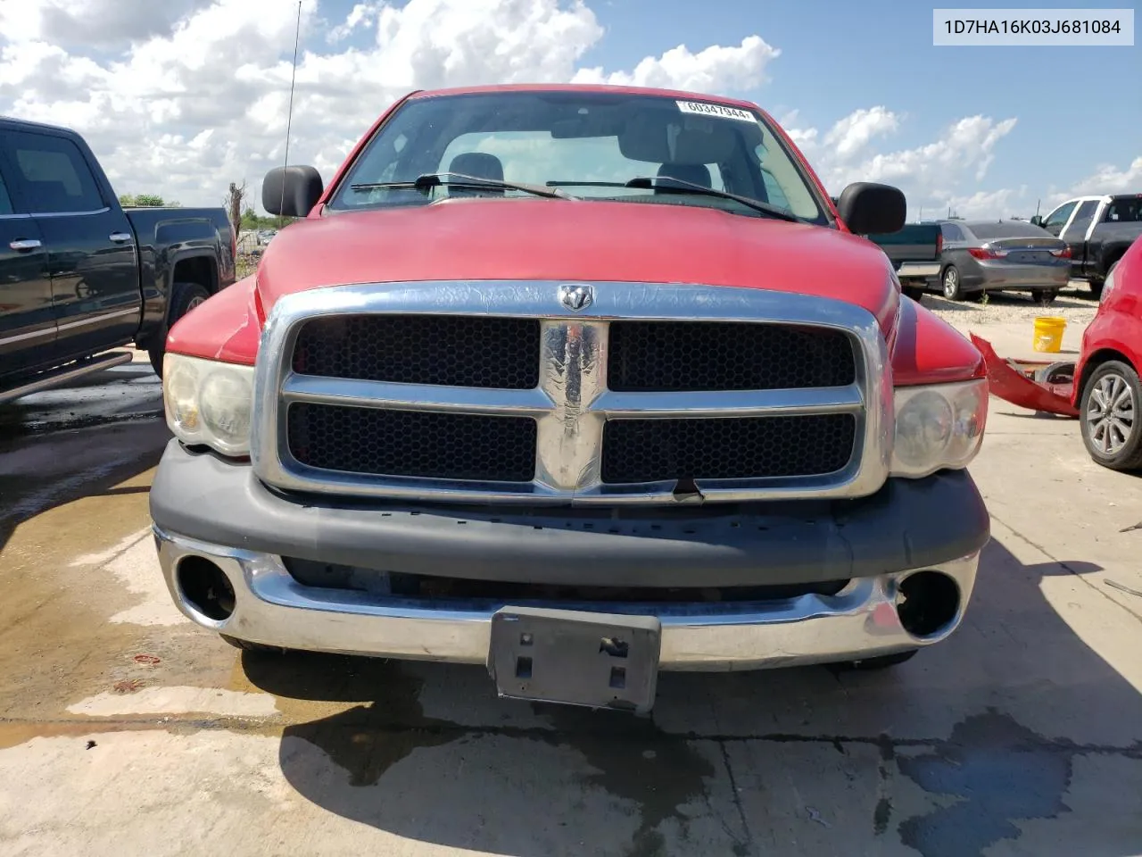 2003 Dodge Ram 1500 St VIN: 1D7HA16K03J681084 Lot: 60347944