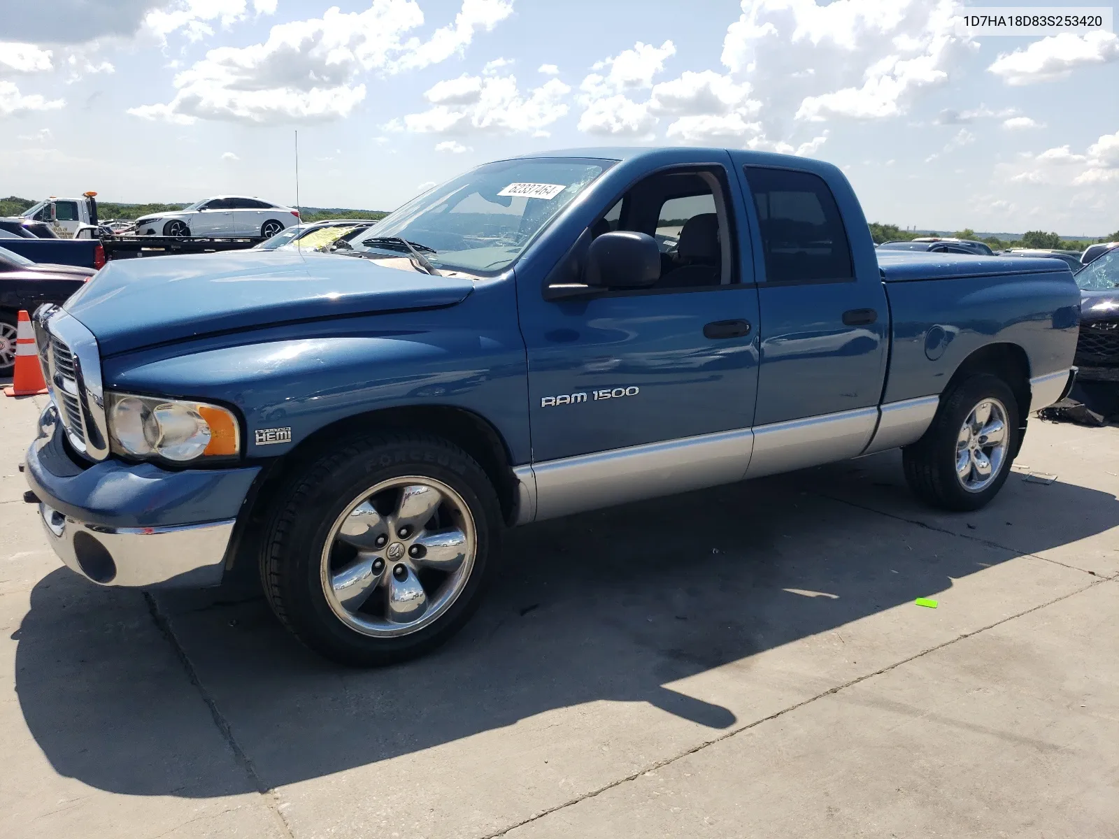 2003 Dodge Ram 1500 St VIN: 1D7HA18D83S253420 Lot: 62337464