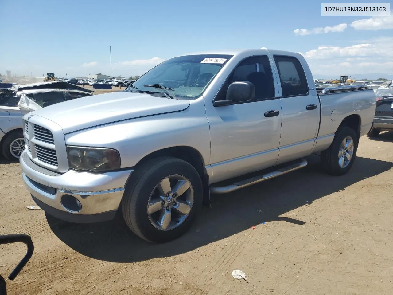 2003 Dodge Ram 1500 St VIN: 1D7HU18N33J513163 Lot: 62447384